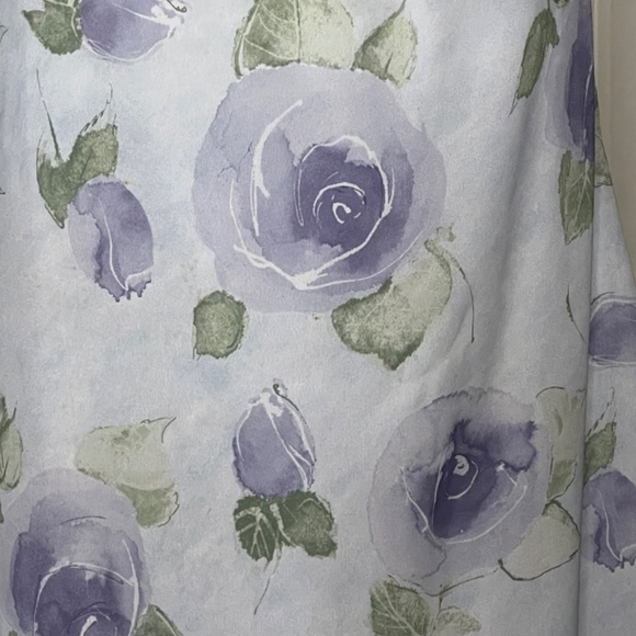Vintage Light Purple Floral Maxi Skirt Size Large by Fashion Bug - Picture 2 of 6